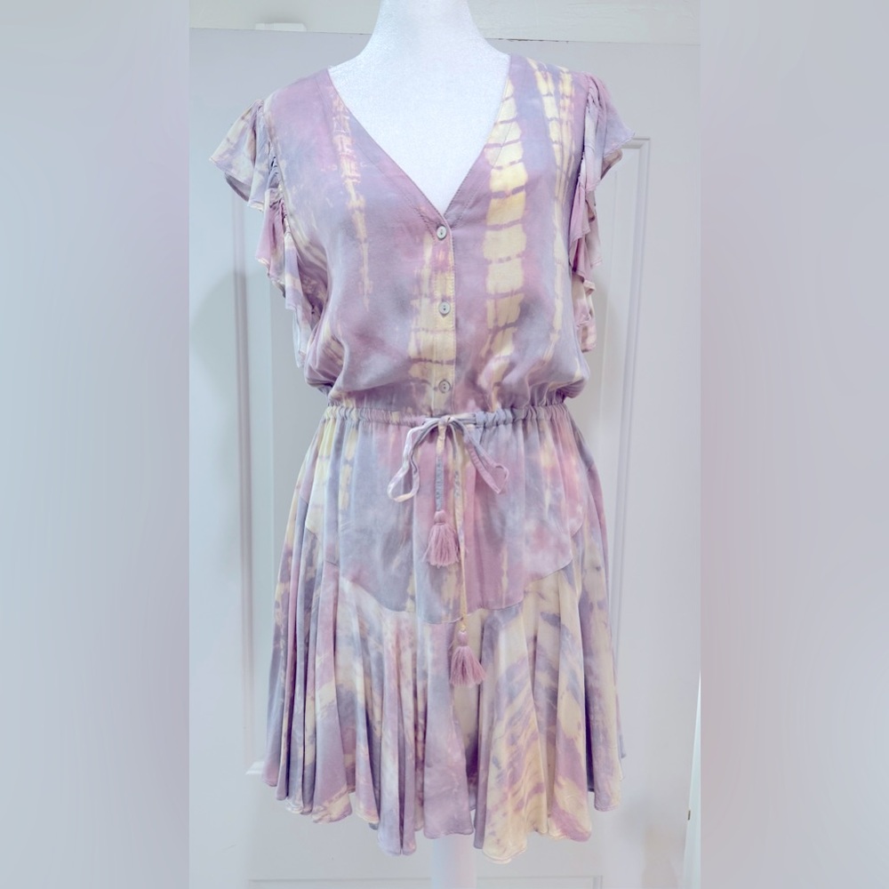 AAKAA Tie Dye Pastel Mini Dress - Picture 3 of 10